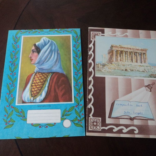 Notebooks used 5 Agrafa 1960s with heroes covers