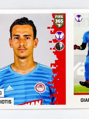 Panini FIFA 365 Andreas Gianniotis Olympiacos FC sticker new