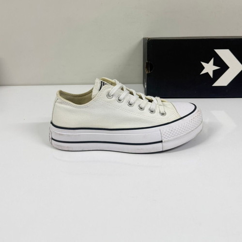 Converse Chuck Taylor All Star Lift Platform sneakers used, size 37, white and black