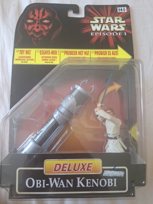 Star Wars Episode 1 Deluxe Obi-Wan Kenobi action figure 1998