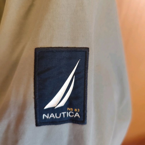 Nautica khaki double face jacket used, with pockets