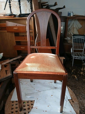 Living room chair used with minor wear