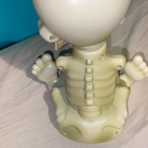 Ghost Hunter toy used, rotating skeleton with laser gun