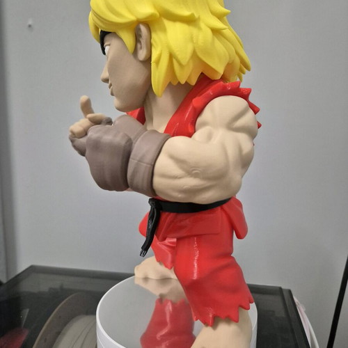 Ken figure from Street Fighter 3D print like new