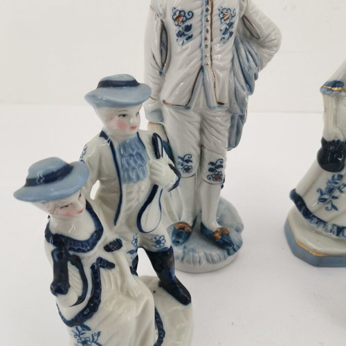 Figurines used, pack of 4, ornate, from 1970 era