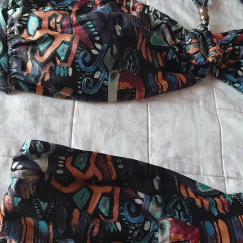 Γυναικείο σετ μπικίνι H&M σαν καινούργιο, μαύρο και καφέ