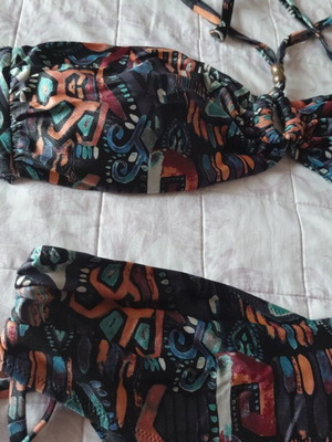 Γυναικείο σετ μπικίνι H&M σαν καινούργιο, μαύρο και καφέ