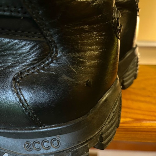 Men's high winter shoes Ecco like new, size 43, black