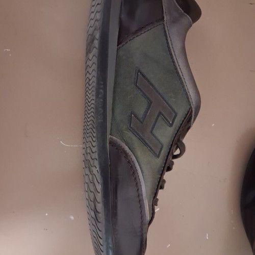 Hogan men's casual shoes used, size 44, green