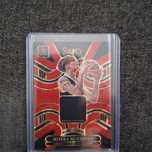 Miikka Muurinen 2025-26 Panini Select EuroLeague Prizm Jersey Patch