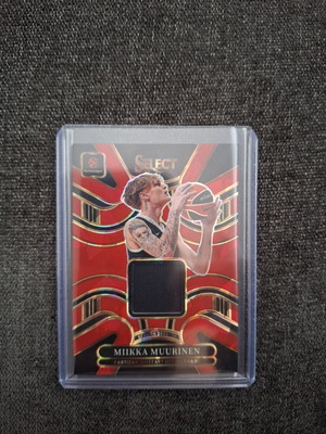 Miikka Muurinen 2025-26 Panini Select EuroLeague Prizm Jersey Patch