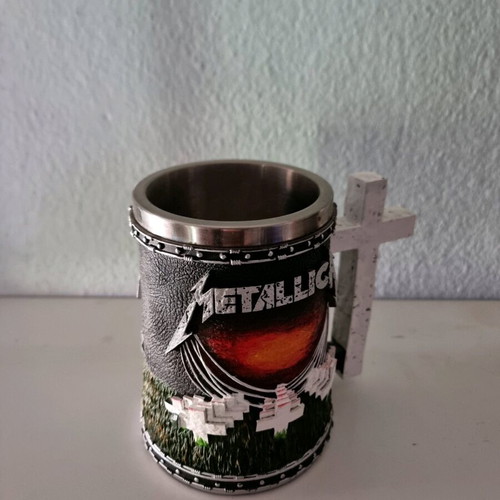 Metallica tankard new, authentic metal mug from England