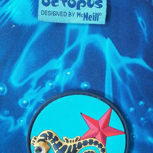 School children's pencil case Octopus Mc Neill used with zipper