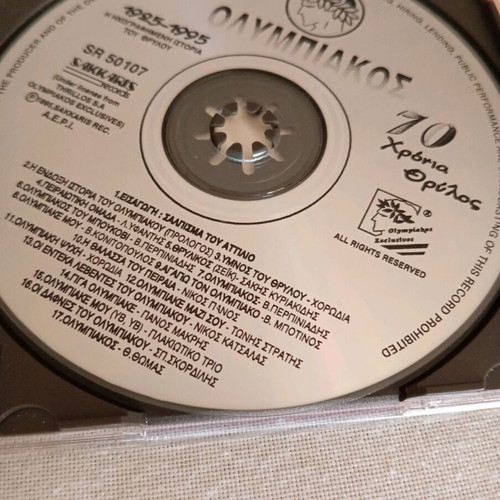 CD 70 Years Thrylos like new
