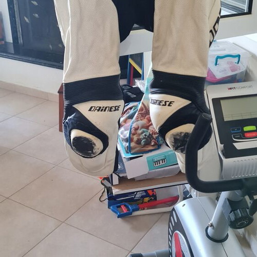 Laguna Seca leather motorcycle suit, size 52