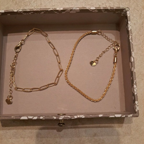 Shein gold chain bracelets new