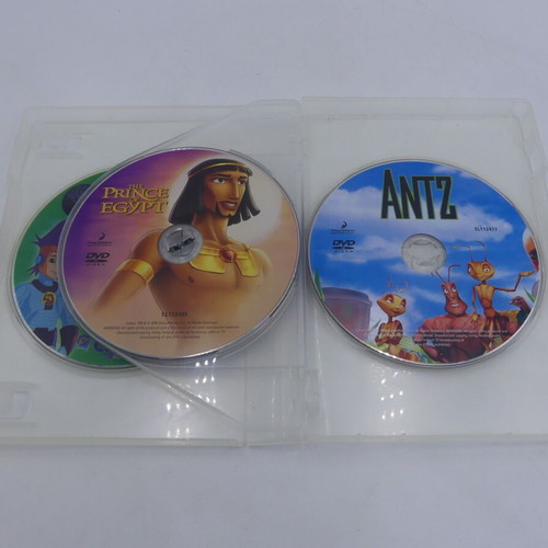 Set of used kids' DVDs with Shark Tale, Flushed Away and more