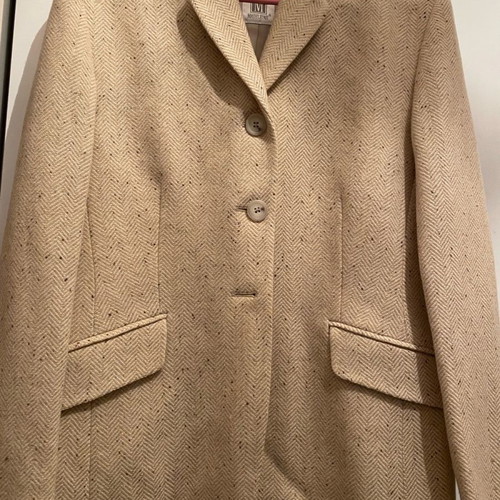 Women's beige jacket used, size 44
