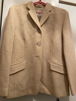 Women's beige jacket used, size 44