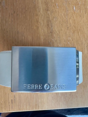 Ferre Jeans belt like new, leather beige size 90