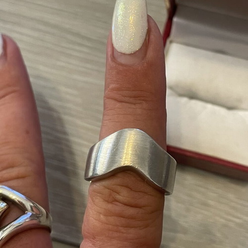 Silver 950 Zolotas ring, size 57