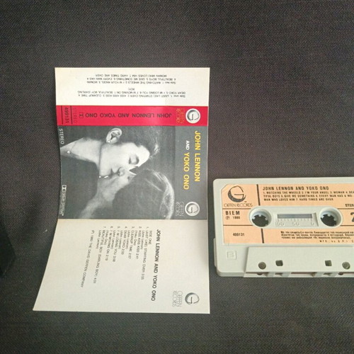 John Lennon and Yoko Ono cassette tape like new, rock