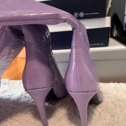 Envie Shoes knee-high boots new, purple, size 37