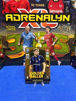 FIFA 365 Adrenalyn 2025 Golden Baller Nicolo Barella καινούργιο