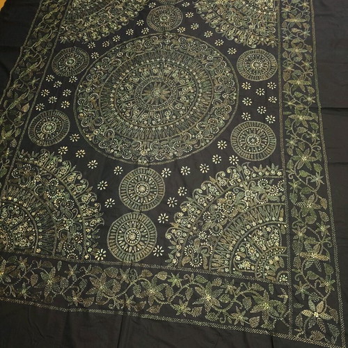 Handmade Indian throw like new 210x250