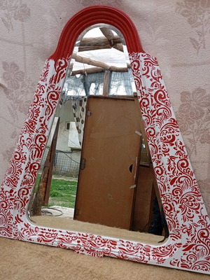 Καθρέφτης ύψος 1.30m, πλάτος 1.30m κατόπιν παραγγελίας