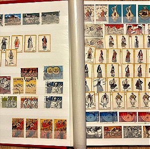 Πτώση τιμής!Συλλογή ελληνικών&ξένων γραμματοσήμων!!!