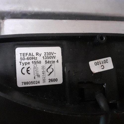 Tefal electric grill used, black color