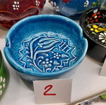 Small ceramic ashtray handmade new