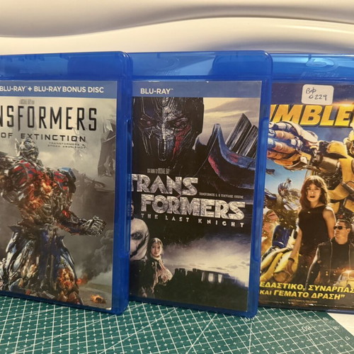 Transformers complete Blu-Ray collection used with Greek subtitles