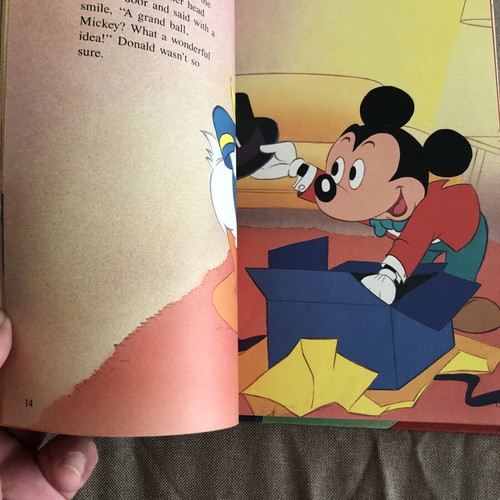 Donald and His Friends children's hardcover book used, very good condition
