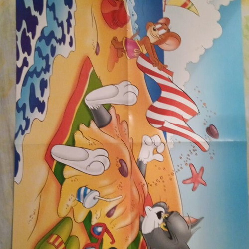 Tom and Jerry double-sided collectible poster 2004, new, 48x35