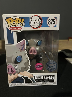 Funko Pop Inosuke Hashibira 875 vinyl figure like new, factory defect
