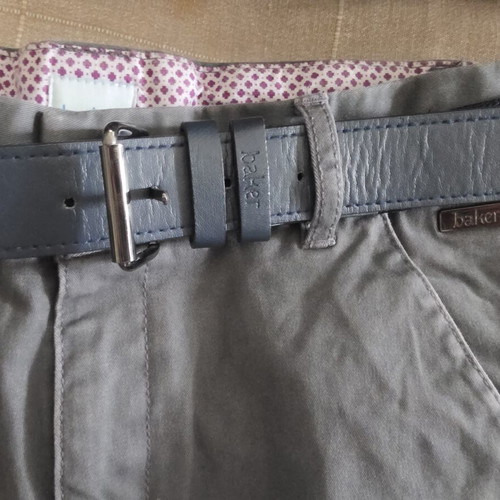 Ted Baker pants with belt size 11 used, gray