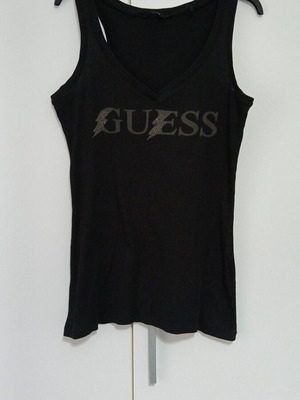Μπλούζα Guess γυναικεία μεταχειρισμένη, μέγεθος L, μαύρη