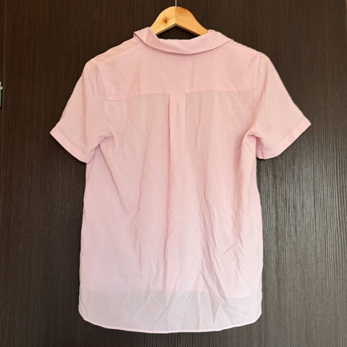 UNIQLO Baby Pink Short Sleeve Shirt, 100% Cotton