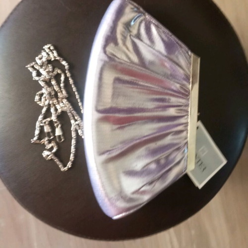 Hunter vintage 90's purple metallic evening bag clutch new