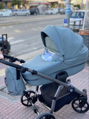 Tutis Uno 3+2 in 1 stroller like new, mint blue