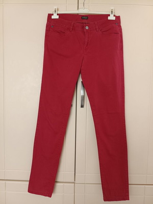 Napapijri women's red straight slim fit pants