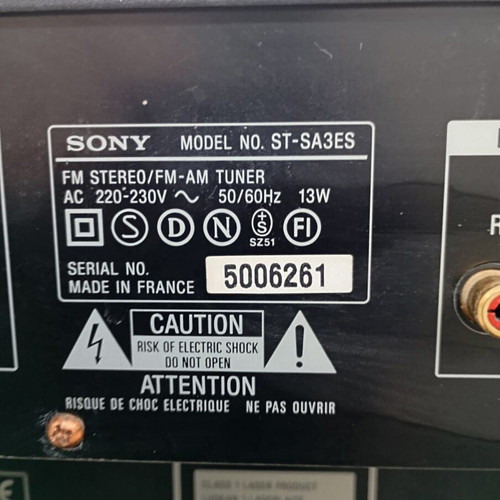Sony vintage sound system with Audio Spectrum TLS-40 speakers, 4 units