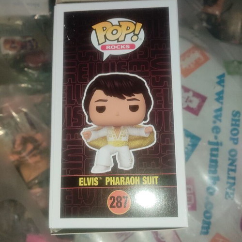 Funko Pop Rocks Elvis Presley Pharaoh Suit #287 Amazon Exclusive new
