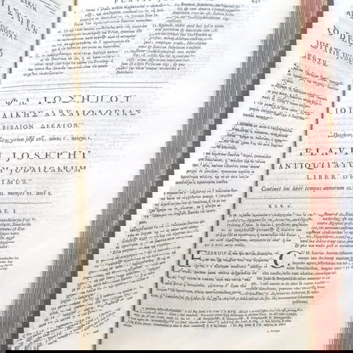 Φλάβιος Ιώσηπος Τα Ευρισκόμενα 1720
