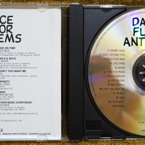 Dance Floor Anthems CD used, electronic music compilation