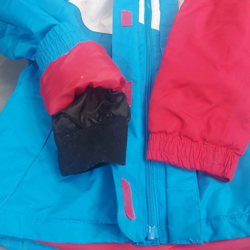 Snow jacket like new, multicolor, for girls aged 6-8