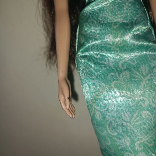 Barbie Red Carpet green dress used, Black Label collector doll 2013