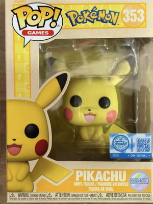 Funko Pop! Games Pokemon Pikachu Soft Color Special Edition βινύλινη φιγούρα καινούργια
